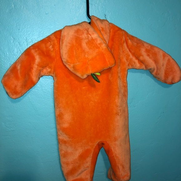 Hooded infant 0-3m pumpkin Halloween costume - Picture 2 of 2